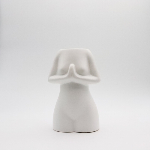 WOOM Vase Yoga Blanc